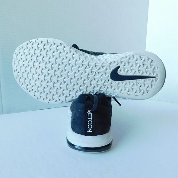 Nike Metcon 3 Flyknit Training Sneakers Shoes Women 8 Black Ar5623-001 USED - Picture 15 of 16